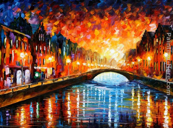 FAREWELL painting - Leonid Afremov FAREWELL art painting